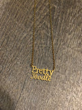 Pretty Poodle Stainless Steel Necklace