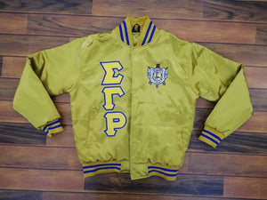 Poodle Satin Jacket Gold